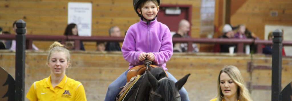 little girl on horse